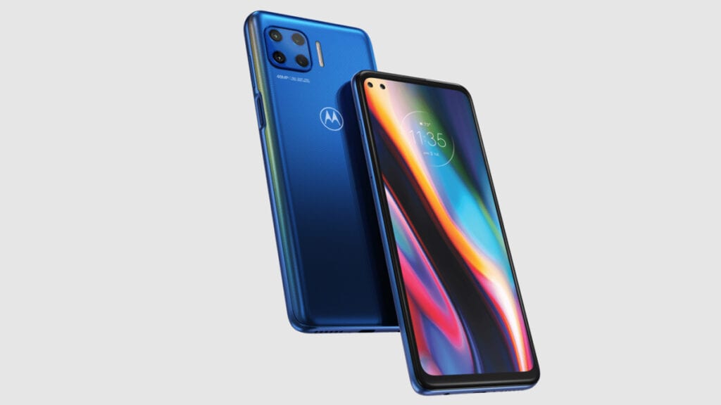 Na imagem vemos o Moto G 5G plus, o celular 5G da motorola já disponivel