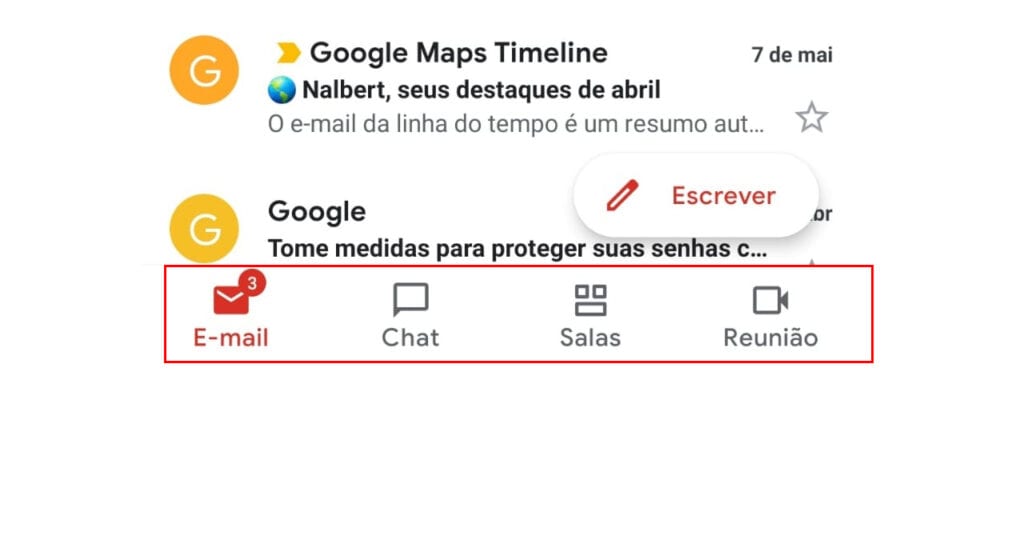 Nova funcionalidade na barra de menus