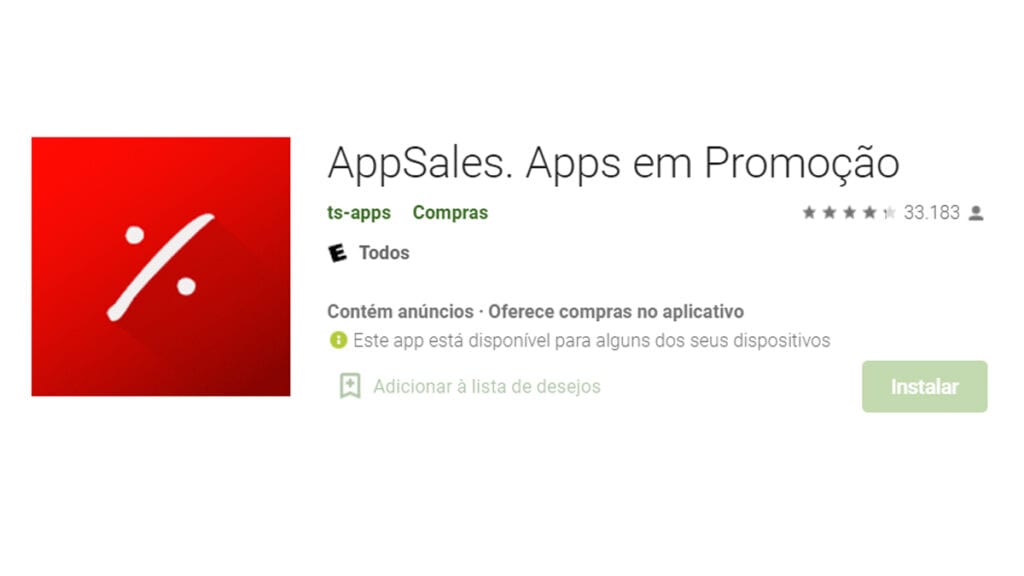 O appsales é uma opção do play store que pode te ajudar com apps pagos