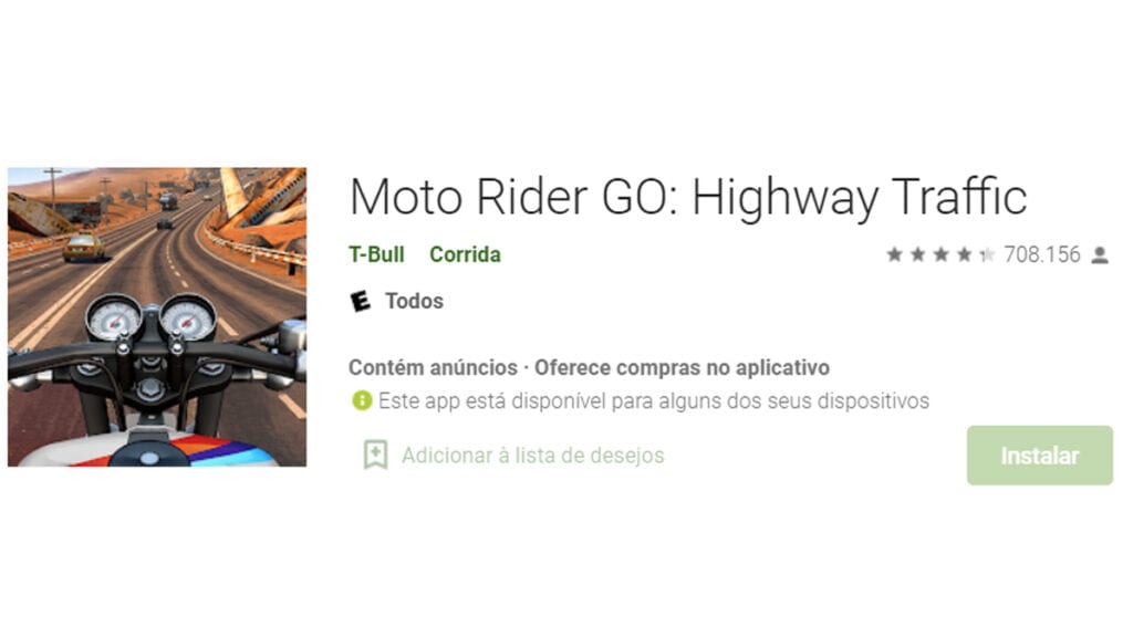 Com uma experiencia em primeira pessoa o moto rider go traz uma boa jogatina