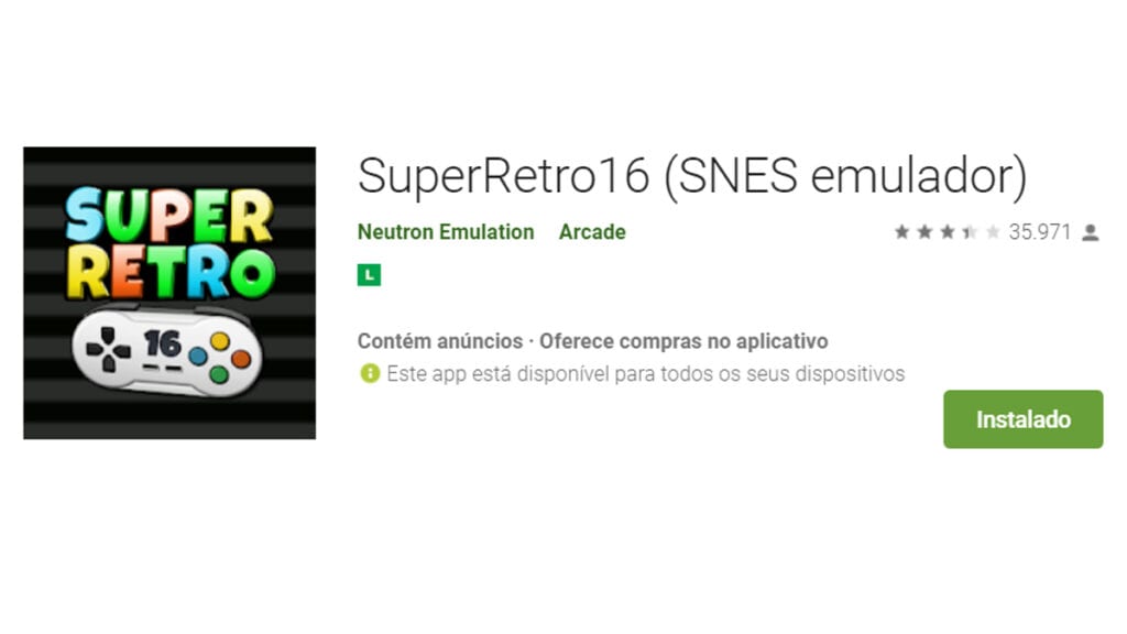 Voltado para a emulação o super retro 16 não possui um catalogo de roms
