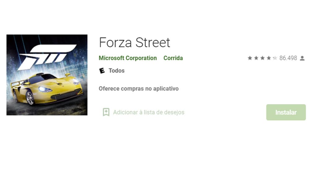 Forza street é dedicada aos fãs da franquia forza