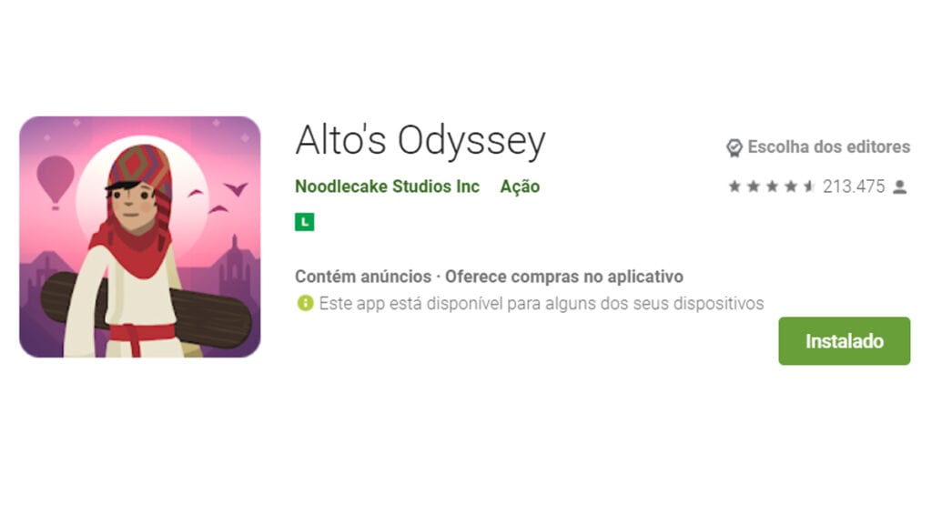 Alto odyssey é um jogo que pode te ajudar a desestressar
