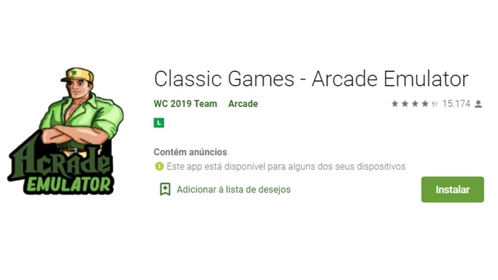 Voltado para jogos arcade o classic games é um otimo aplicativo