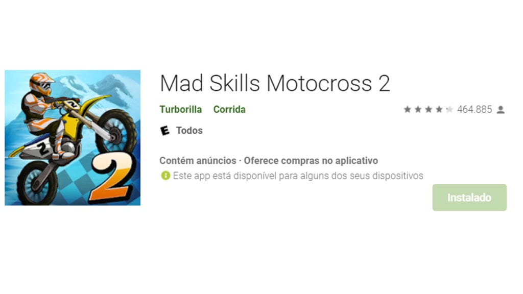 Um jogo com gráficos simples mas divertido mad skills motocross 2 pode ser o que você precisa