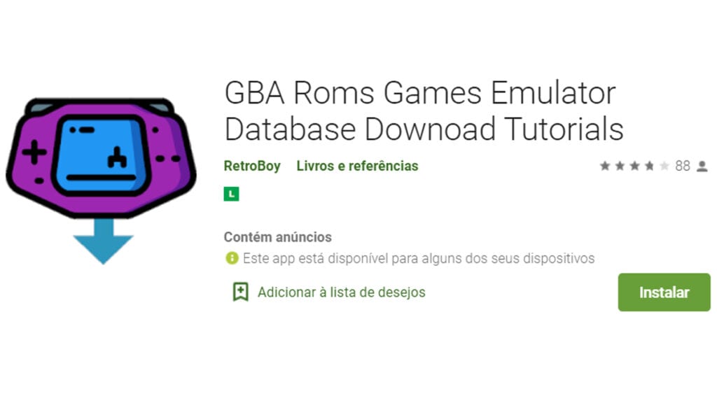 O GBA Roms é uma nova opção mas bem promissor