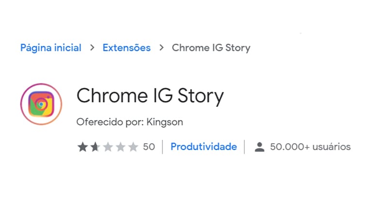chrome ig story permite baixar stories no pc
