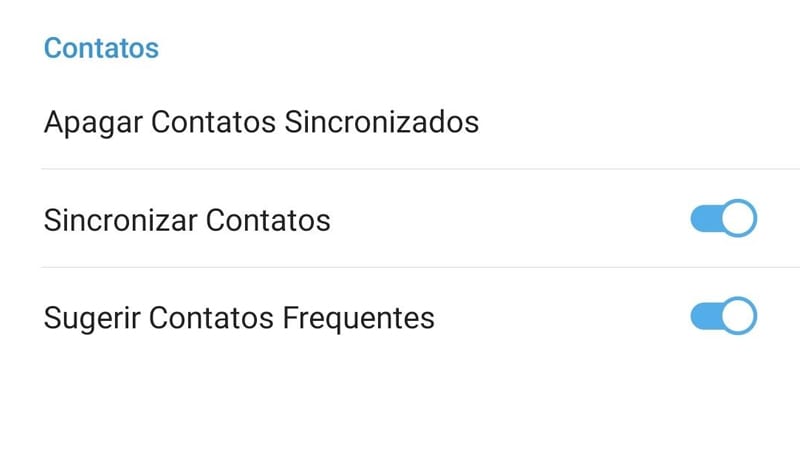 desativar a sincronização diminue as notificações