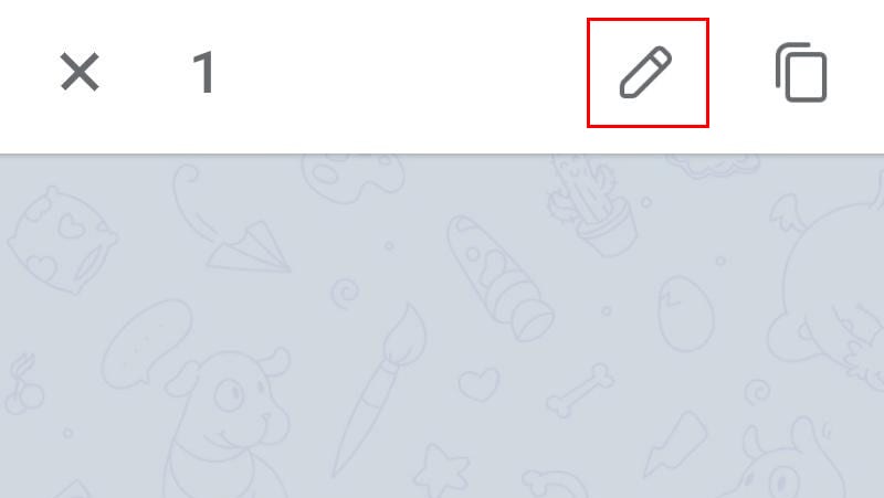 editar mensagem enviada