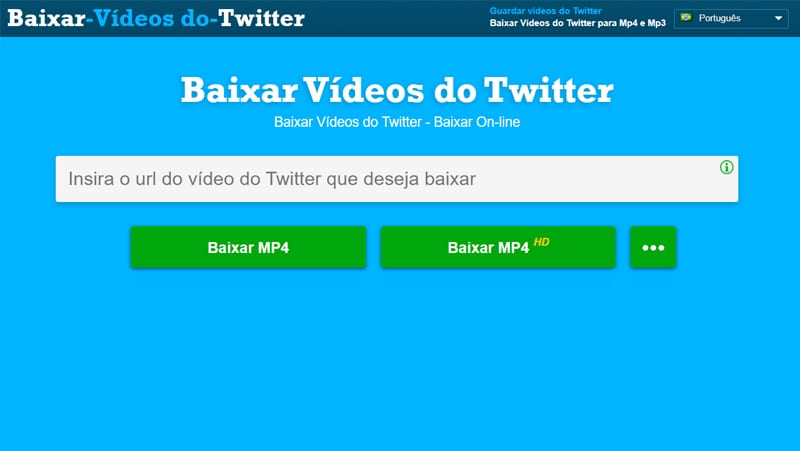 o baixar videos do twitter permite fazer o processo no celular