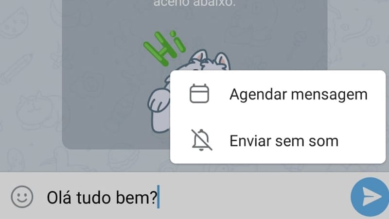 aprenda a programar mensagens no telegram