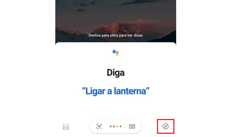vá no ícone de bussola no inicio do passos