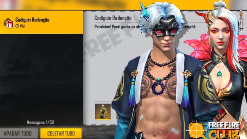 Código Free Fire junho de 2021