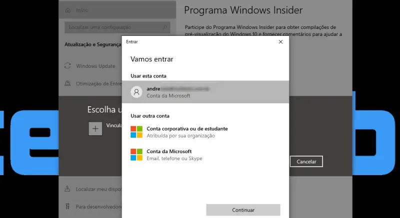 Programa Insider 1 Windows 11