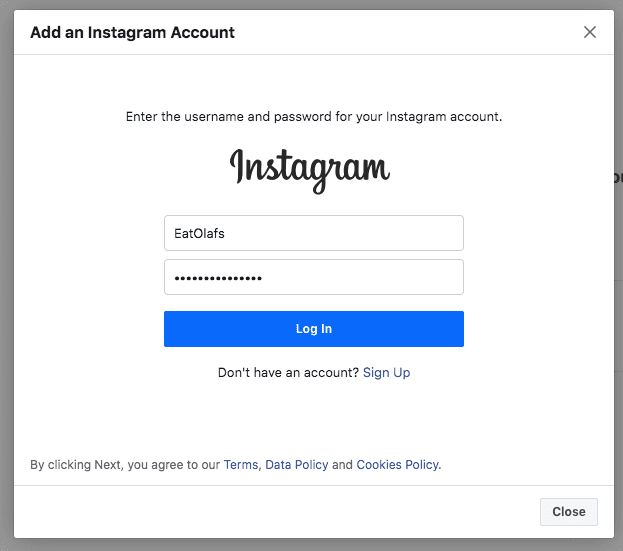 adicionar instagram