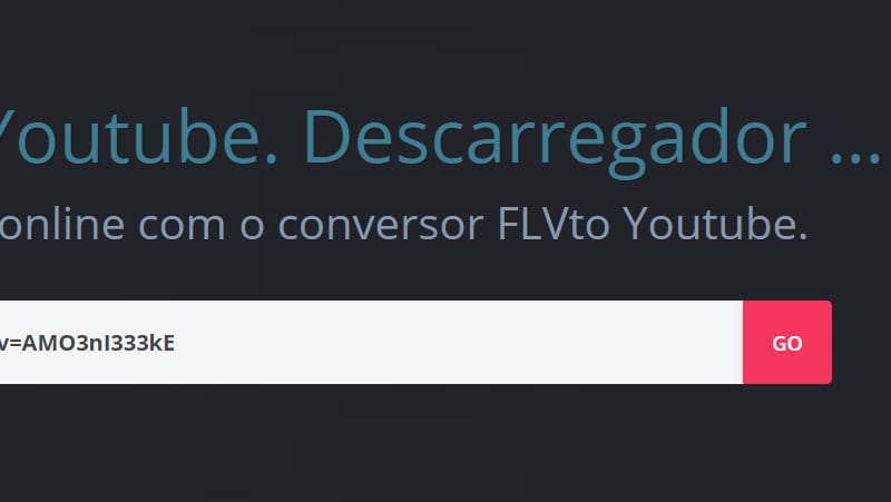 Clique em Go para converter