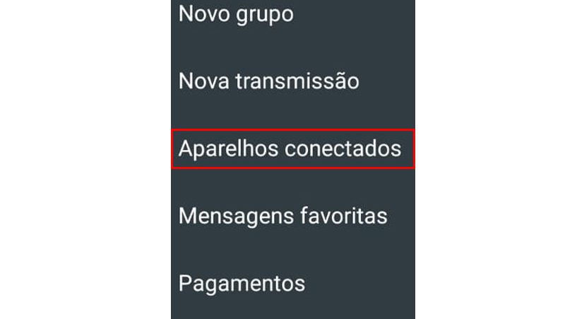 Como usar a conta do WhatsApp em até 4 dispositivos diferentes 3 depois vá em aparelhos conectados