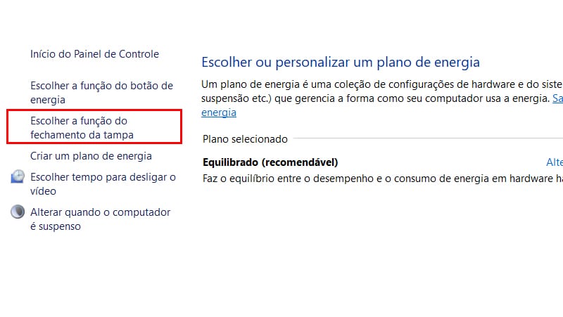 depois vá na opção mostrada na imagem