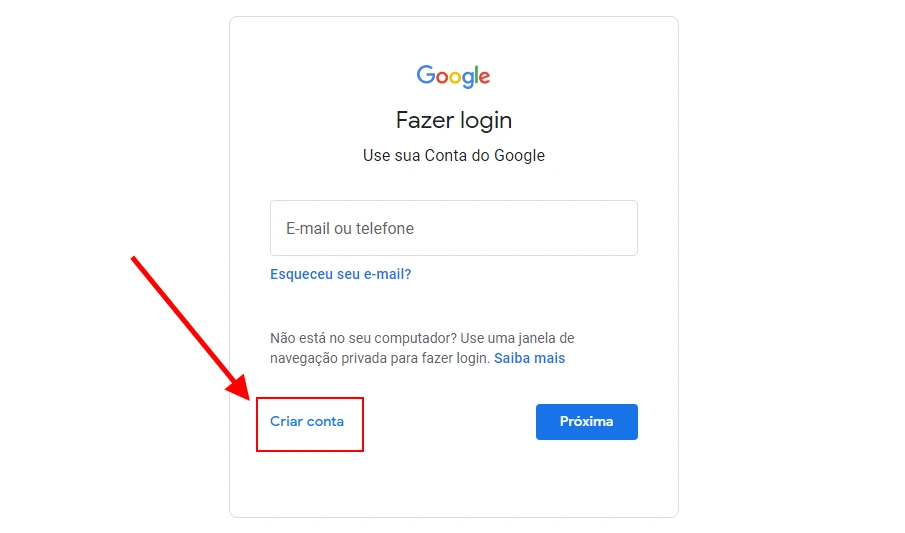 gmail entrar gratuito