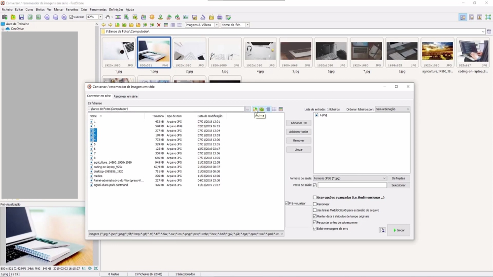 FastStone Image Viewer aplicativo do Windows 10