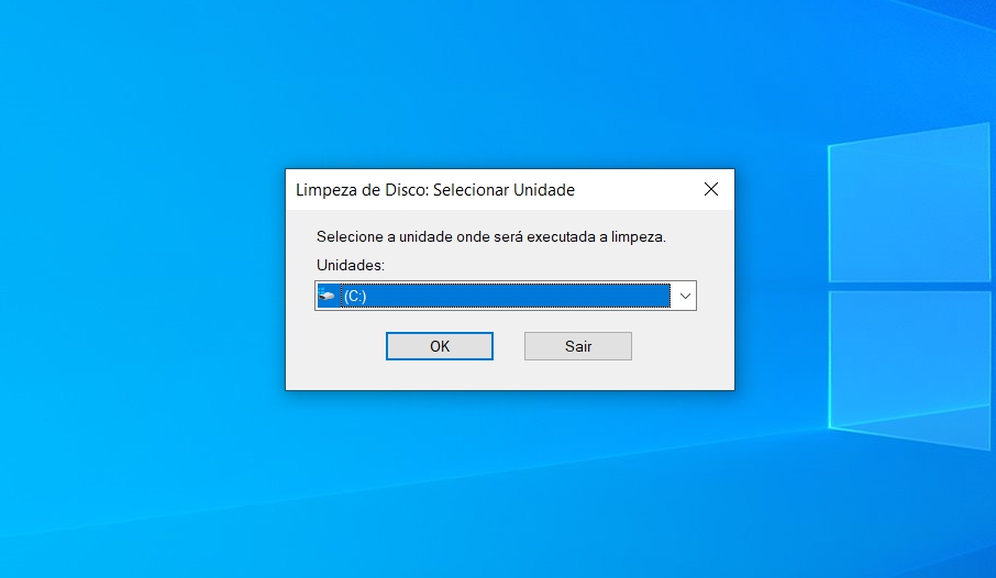 Ferramenta de Limpeza de disco do windows