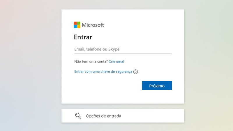 acesse o outlook