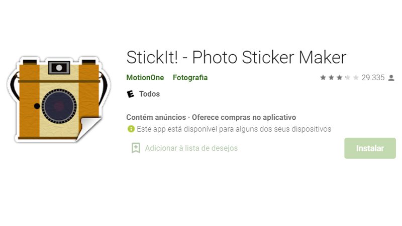 crie figurinhas das suas fotos