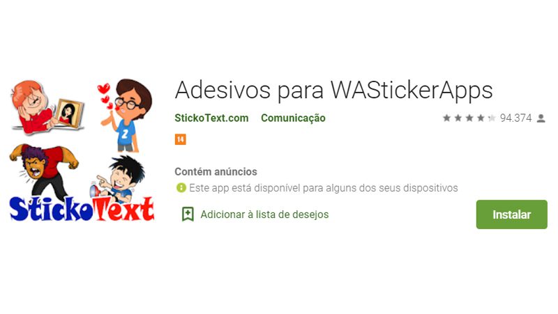 crie stickers e se divirta com a diversidade de figurinhas