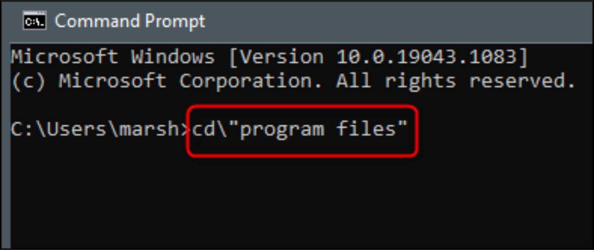 imagem mostrando como encontrar o Excel no cmd imagem mostrando como encontrar o Excel no cmd
