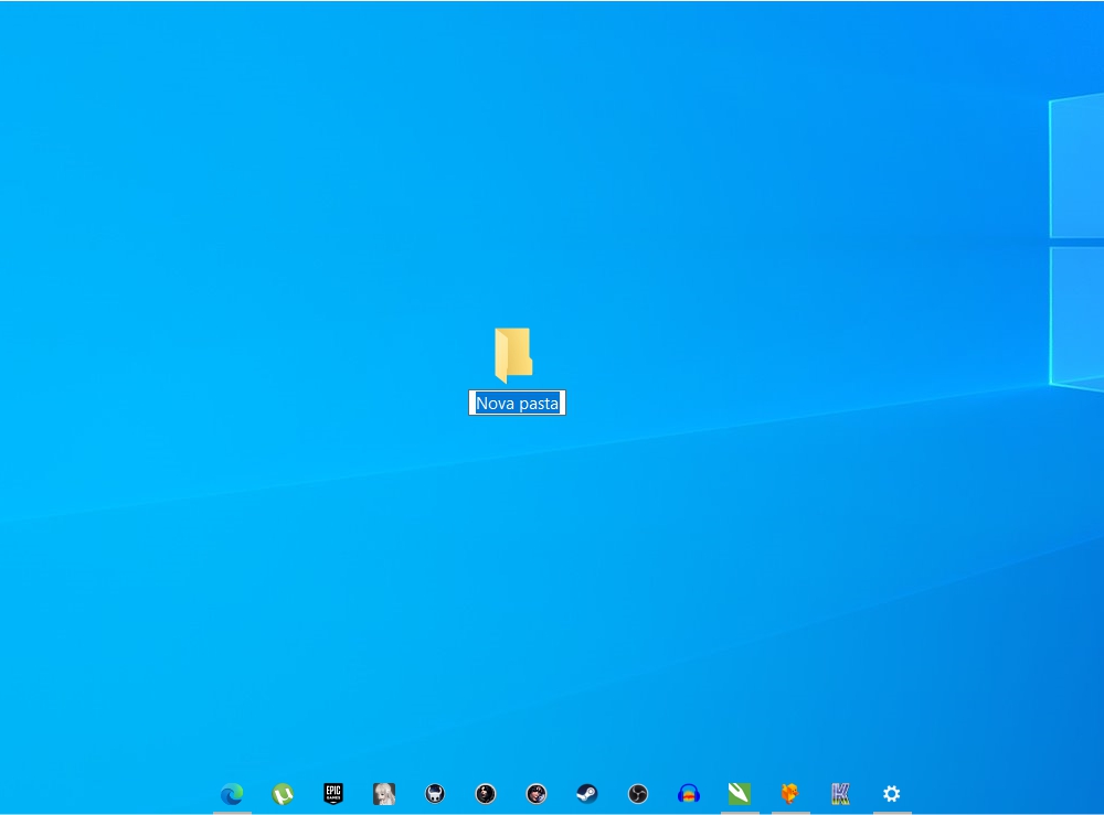 Renomear um ícone, arquivo ou pasta selecionado em todas as versões recentes do Windows.