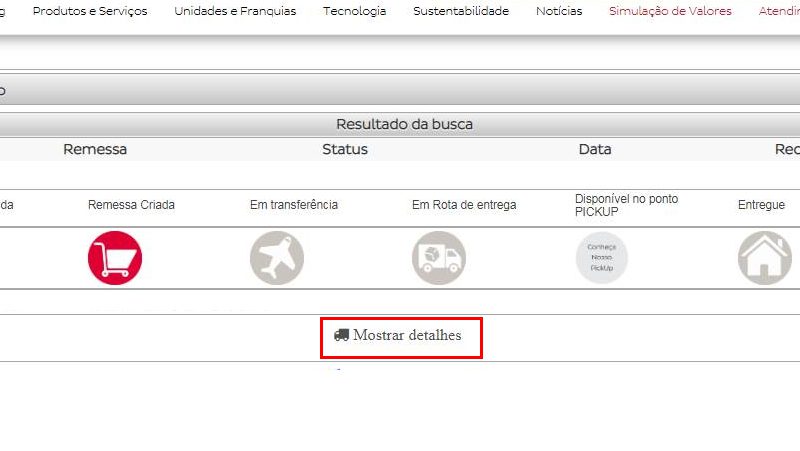 vá em mostrar detalhes