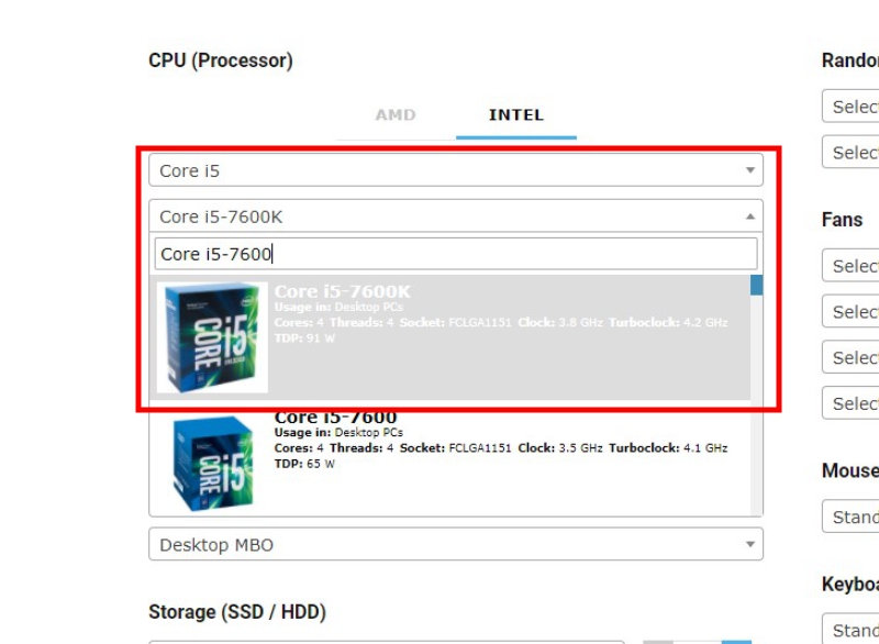 Selecione seu processador - Fonte para PC Selecione seu processador - Fonte para PC