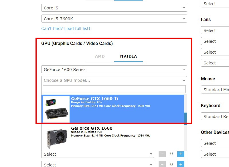 Selecione sua placa de vídeo - Fonte para PC Selecione sua placa de vídeo - Fonte para PC