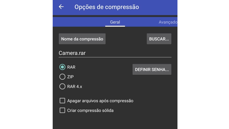 como abrir arquivos rar ou criar eles