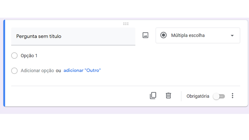 configurações na pergunta