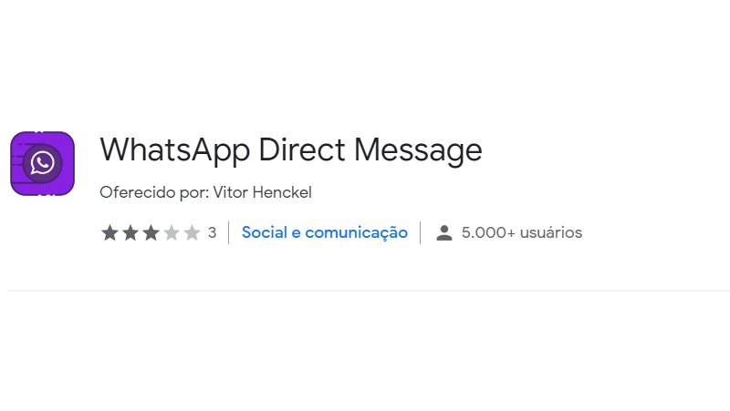direct message com mais funcionalidades