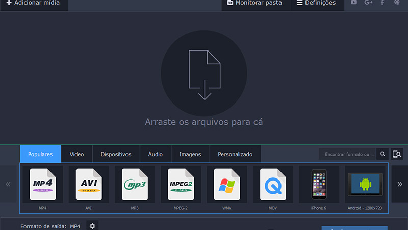 movavi é uma opção completa para YoUtube MP3
