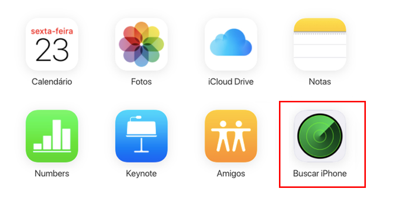 vá em buscar iphone para rastrear celular iphone