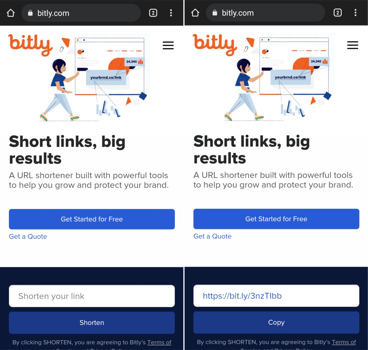 Acesse bitly para encurtar seu link - Como encurtar links no whatsapp.jpg