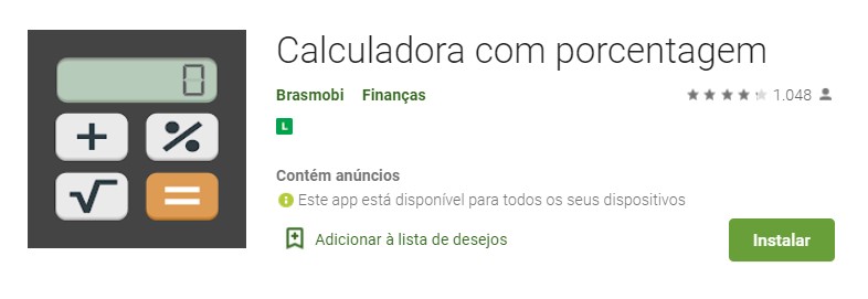 Calculadora com porcentagem - Apps de Calcular porcentagem Calculadora com porcentagem - Apps de Calcular porcentagem
