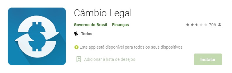 Câmbio Legal - 5 apps para converter dólar em real Câmbio Legal - 5 apps para converter dólar em real