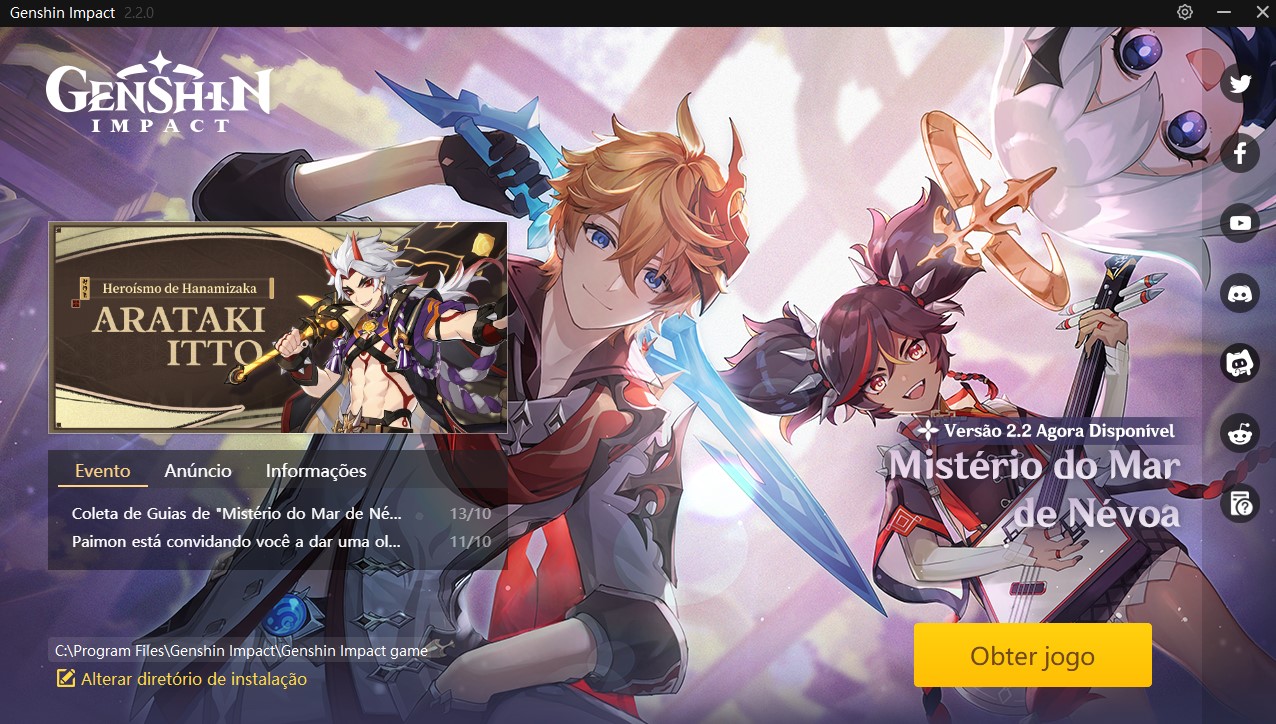 Clique em Obter jogo - Como baixar Genshin Impact Clique em Obter jogo - Como baixar Genshin Impact