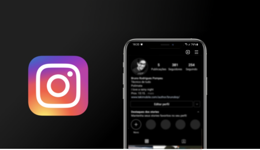 Como deixar o Instagram preto [modo escuro]
