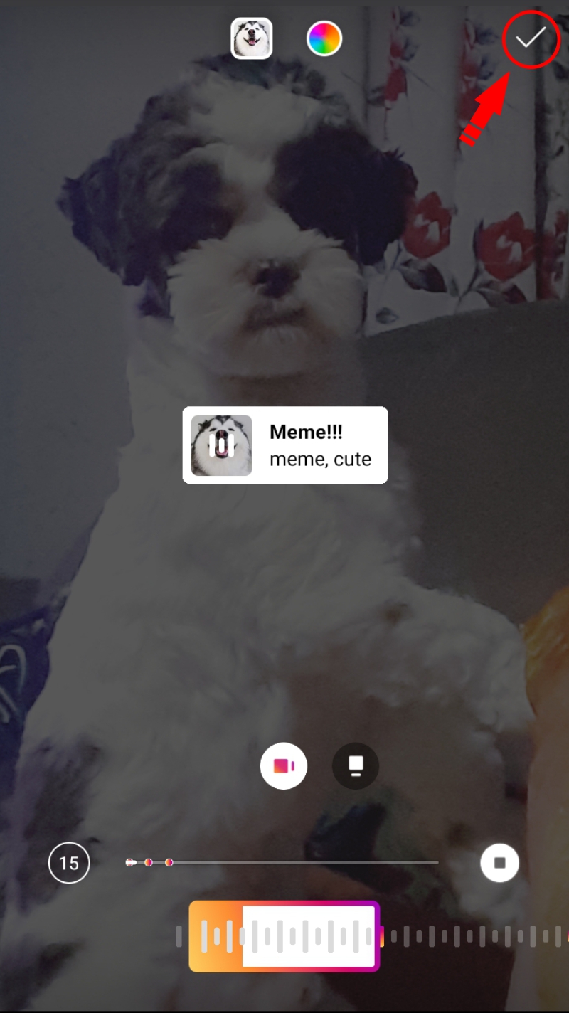 Confirme sua edição - Como colocar músicas no Instagram