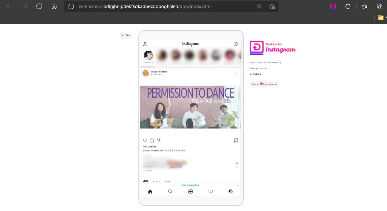 Desktop para Instagram layout - Como entrar no Instagram usando PC ou Smartphones