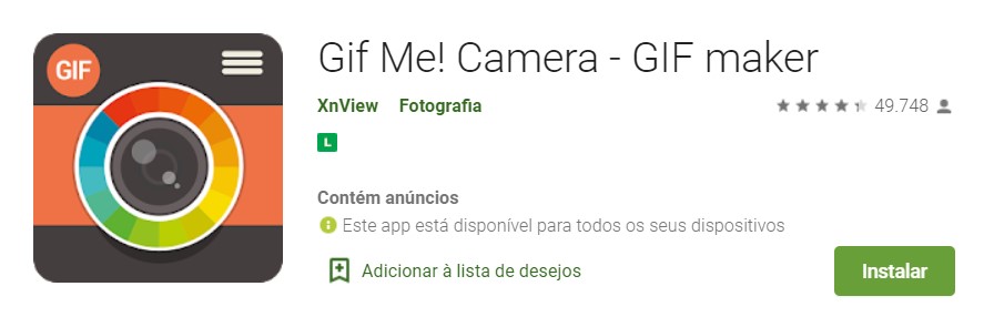 GIF Me! Camera - aplicativos para criar GIFs GIF Me! Camera - aplicativos para criar GIFs