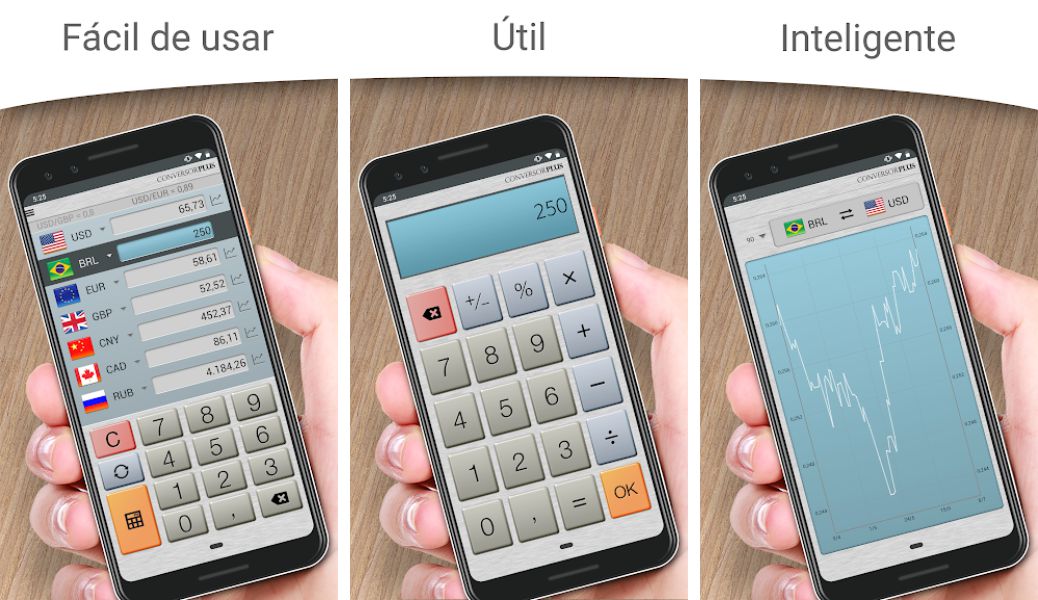 Imagens Conversor de Moedas Plus com AccuRate™ - 5 apps para converter dólar em real