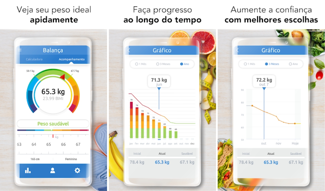 Imagens Peso Ideal - Calculadora e Acompanhamento de IMC - Aplicativos para calcular o IMC no Android