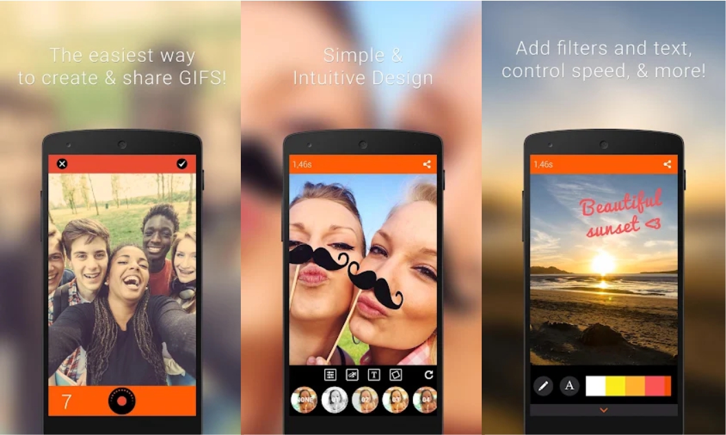 Imagens do app GIF Me Camera - aplicativos para criar GIFs