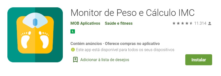 Monitor de Peso e Cálculo IMC - Aplicativos para calcular o IMC no Android Monitor de Peso e Cálculo IMC - Aplicativos para calcular o IMC no Android